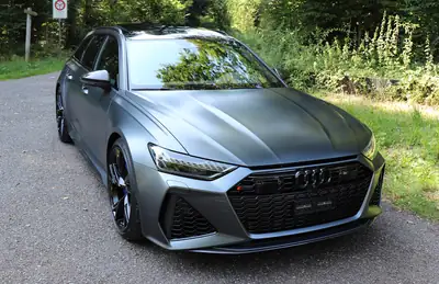 Audi RS6 Avant 4.0 TFSI V8 — Break haute performance, 600 ch, seulement 23 310 km — fianco