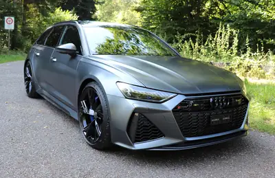 Audi RS6 Avant 4.0 TFSI V8 — Break haute performance, 600 ch, seulement 23 310 km — vista esterna