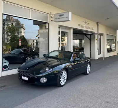 Aston Martin DB7 Vantage Volante 2003 — Cabriolet sportif d'exception, 2 propriétaires suisses — côté