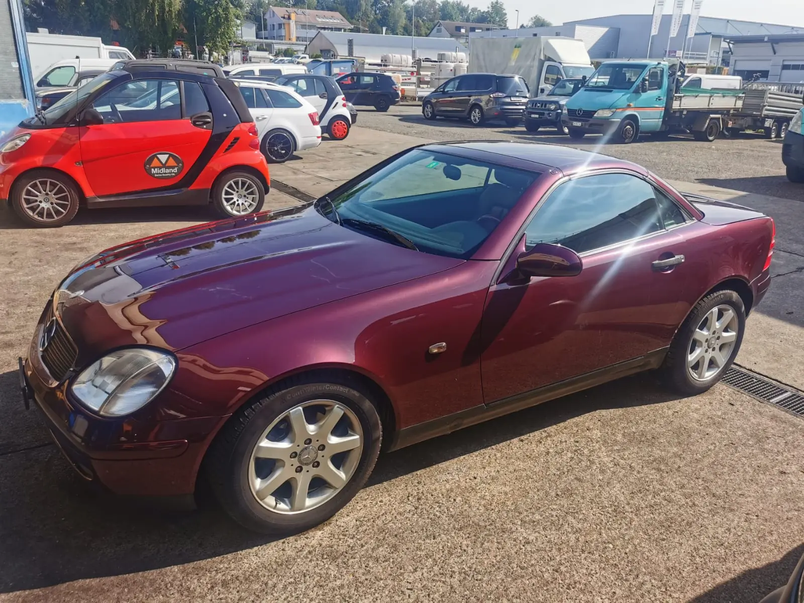 Mercedes-Benz SLK 230 Kompressor — Roadster sport iconique, 65'000 km seulement — Außenansicht