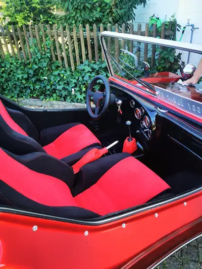 VW Buggy Albar 1969 — Cabriolet vintage authentique, seulement 25'800 km — Detail