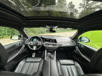 BMW X6 M50d 2020 — SUV coupé premium, 400 ch diesel, équipement complet — Miniature 11