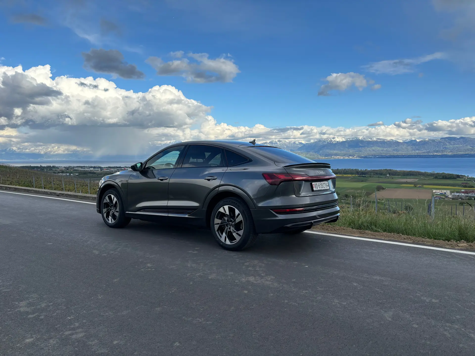 Audi e-tron 50 Sportback — SUV électrique premium, 110'000 km seulement — vue extérieure