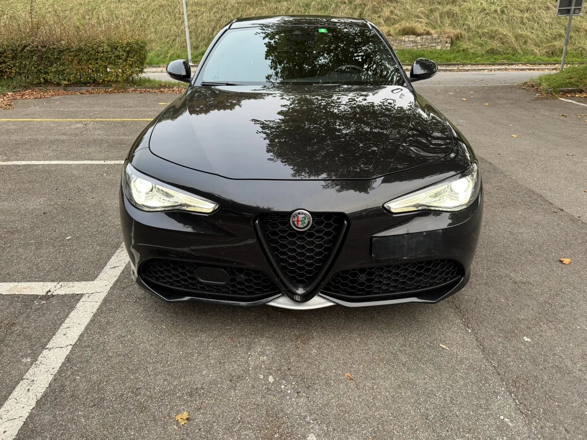 Alfa Romeo Giulia 2.0 Veloce Q4 — Berline sportive allemande, 4 roues motrices, entretien récent — vue extérieure