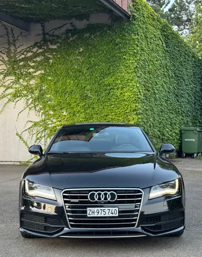 Audi A7 Sportback 3.0 TFSI quattro S-Line — Berline de prestige, 300 ch dynamiques — Heckansicht