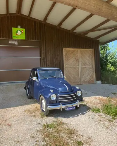 Fiat 500 C Topolino 1953 — Icône automobile vintage, véhicule de collection authentique — cruscotto
