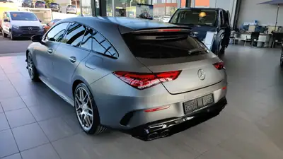 Mercedes-Benz CLA 45 S AMG Shooting Brake — Performance 422 ch, break élégant, prix imbattable — Seitenansicht