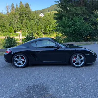 Porsche 718 Cayman S 3.4L — Coupé sportif authentique, boîte manuelle, sans sinistre — arrière