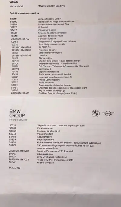 BMW M240i xDrive M Sport Pro — Coupé sportif 2023, seulement 16'000 km — Miniatura 9