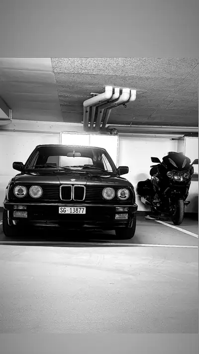 BMW 320i Cabrio 1991 — Cabriolet classique, moteur essence 129 ch, sans sinistre — Miniature 7