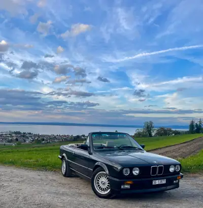 BMW 320i Cabrio 1991 — Cabriolet classique, moteur essence 129 ch, sans sinistre — Miniature 9