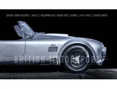 AC Cobra 1966 Shelby 427 Daytona — Légendaire muscle car, 545 ch, édition historique — side view