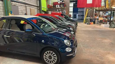 Fiat 500 0.9 TwinAir — Citadine iconique, moteur écologique et entretien récent — Seitenansicht