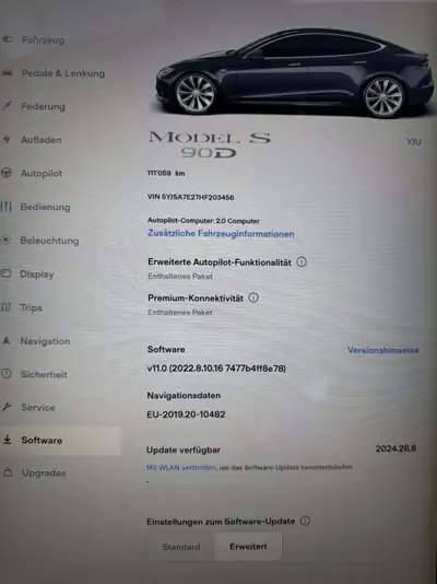 Tesla Model S 90D — Berline électrique haute performance, 518 ch et traction intégrale — Miniatura 8