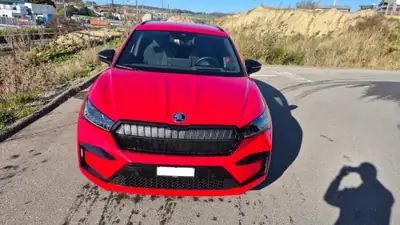 Škoda Enyaq iV 80x — SUV électrique premium, 265 ch et 74'000 km seulement — côté