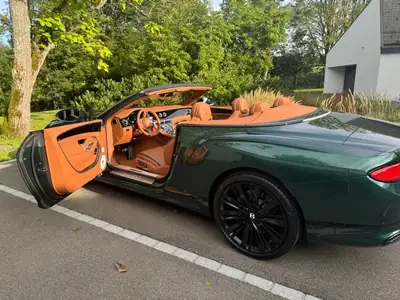 Bentley Continental GTC 6.0 W12 Speed — Cabriolet de prestige, 659 ch, ultra-bas kilomètrage — fianco