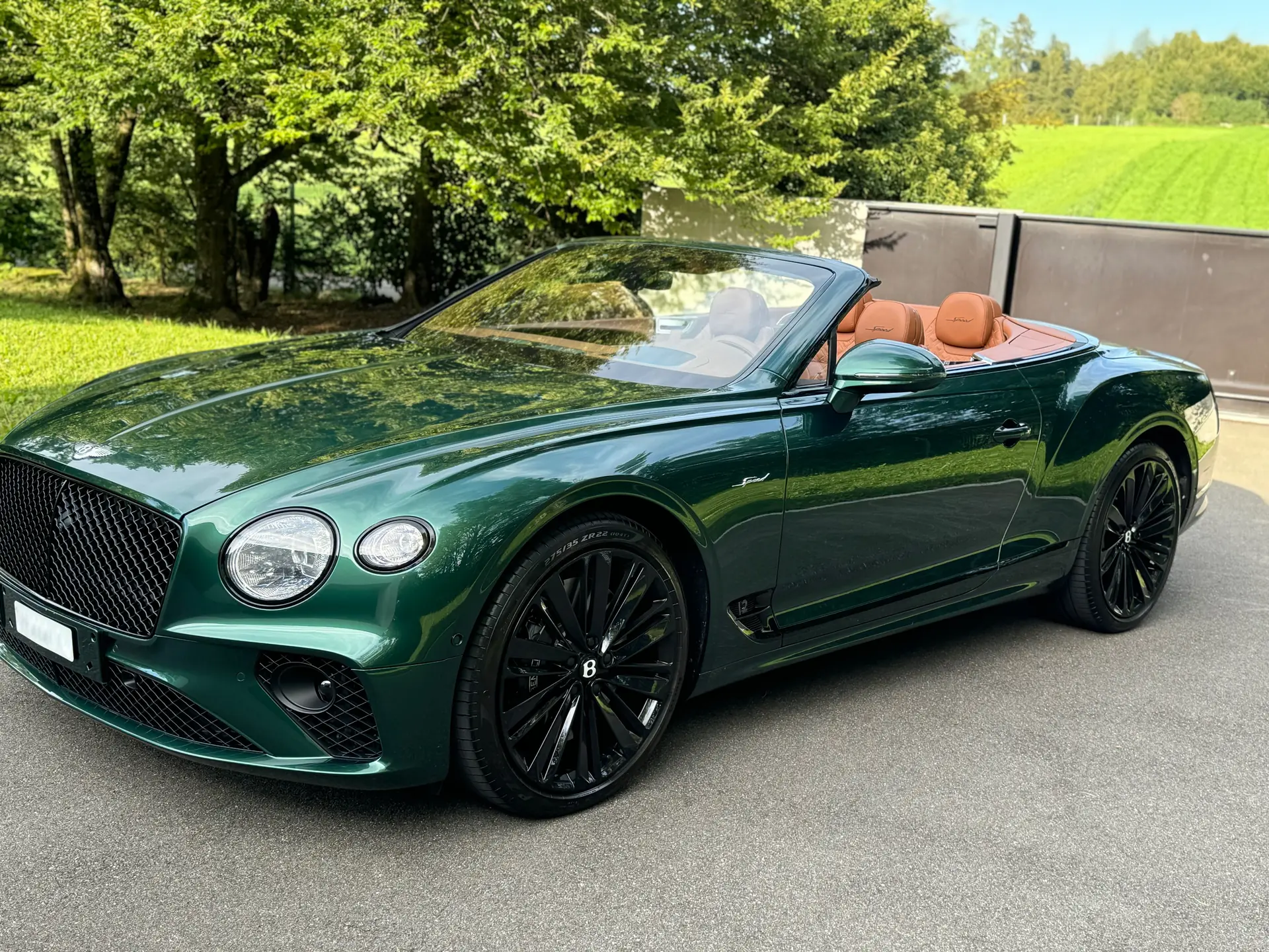 Bentley Continental GTC 6.0 W12 Speed — Cabriolet de prestige, 659 ch, ultra-bas kilomètrage — vista esterna