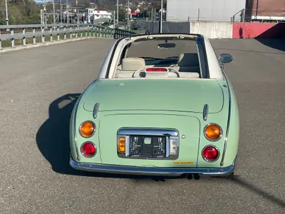Nissan Figaro 1993 — Cabriolet rétro culte, moteur économe et sans sinistre — Heckansicht