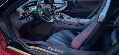 BMW i8 Coupé Protonic Red Edition — Hybride rechargeable haute performance, 32 000 km — Miniatura 19