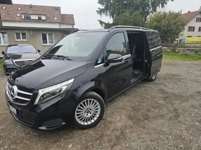 Mercedes-Benz V 250 4MATIC — Monospace familial premium, 7 places et traction intégrale — intérieur