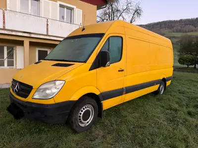 Mercedes-Benz Sprinter 313 CDI Kompakt — Utilitaire fiable, faible kilométrage, parfait pour petits chantiers — côté