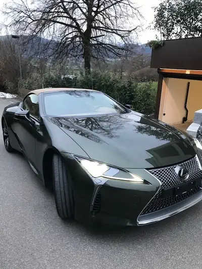 Lexus LC 500 Cabriolet V8 — Grand tourisme décapotable, 463 ch, faible kilométrage — Miniatura 12