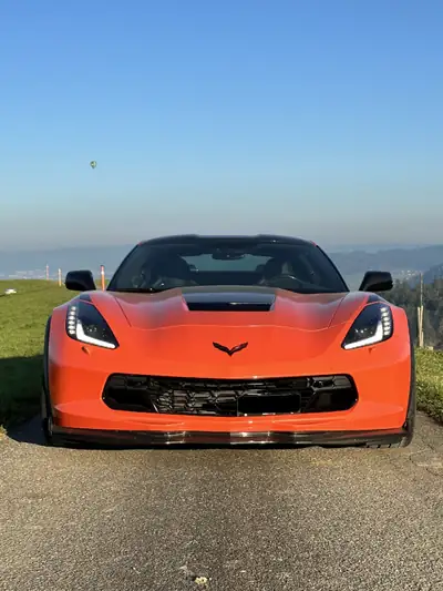 Chevrolet Corvette Coupé Grand Sport 3LT — Muscle car américain, Final Edition ultra rare — côté