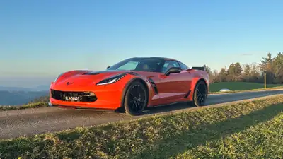 Chevrolet Corvette Coupé Grand Sport 3LT — Muscle car américain, Final Edition ultra rare — Miniature 13