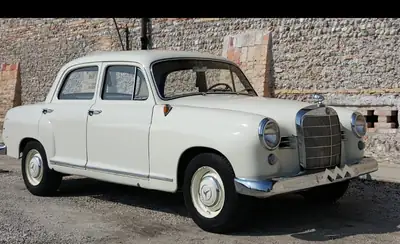 Mercedes-Benz 190 Ponton 1959 — Légende automobile, trouvaille d'atelier — côté