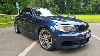 BMW 135i Cabrio — Roadster sportif 306 ch, cabriolet compact prestige — vista esterna