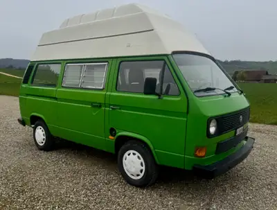 VW T3 1982 — Légende du camping-car, diesel économe, base aménageable — vista esterna