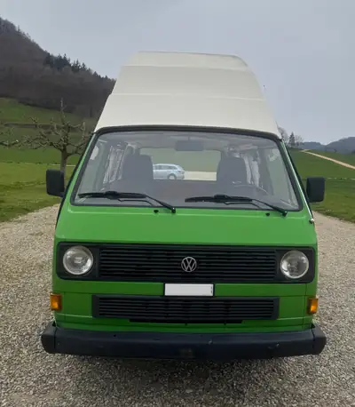 VW T3 1982 — Légende du camping-car, diesel économe, base aménageable — interni