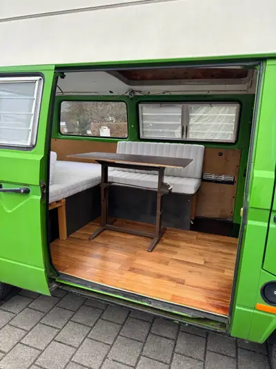 VW T3 1982 — Légende du camping-car, diesel économe, base aménageable — cruscotto
