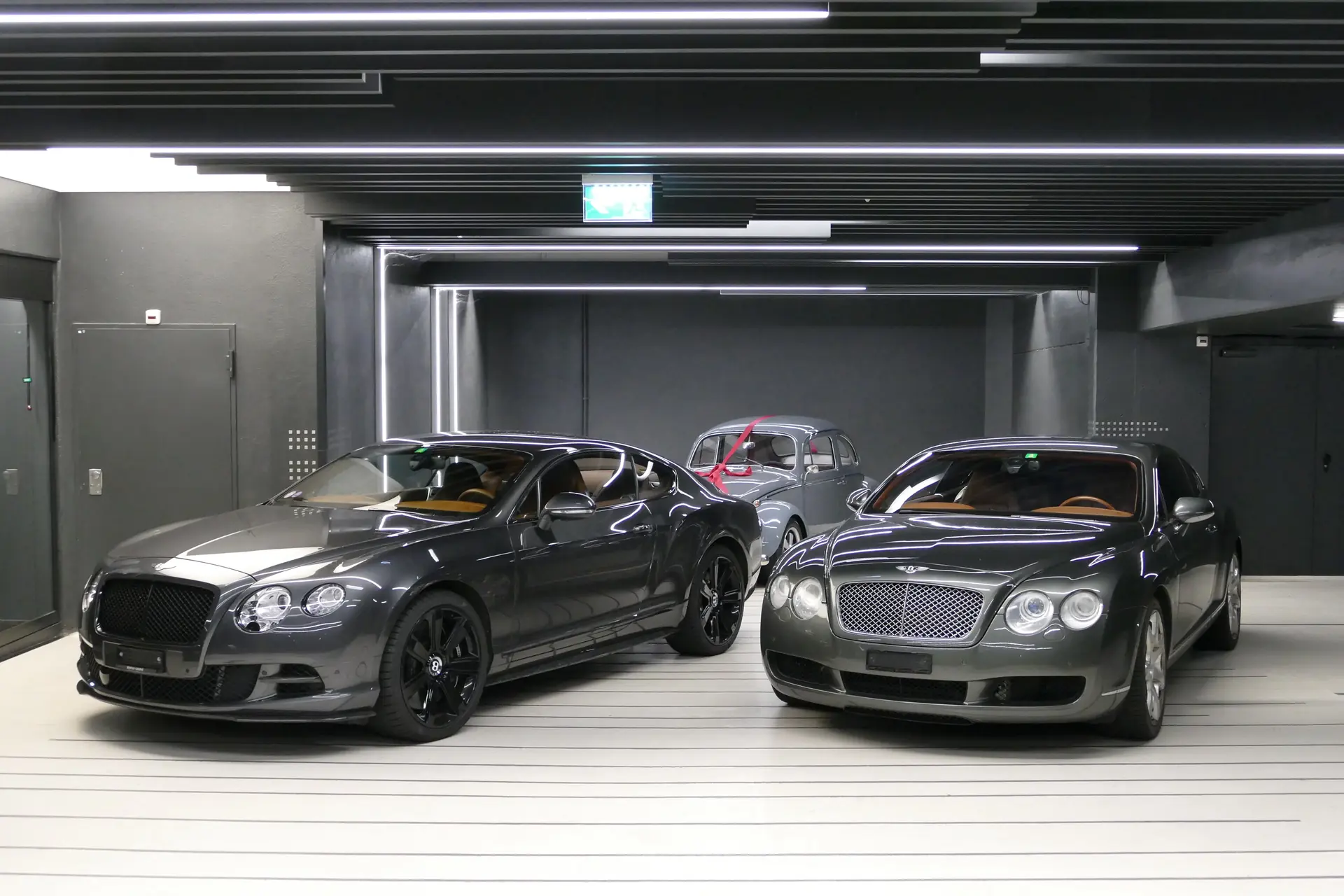 Bentley Continental GT 6.0 Mulliner 2005 — Coupé grand tourisme de prestige, moteur W12 560 ch — Außenansicht