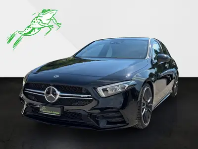 Mercedes-AMG A 35 4Matic Speedshift — Sportive compacte 306 ch, kilométrage faible — fianco
