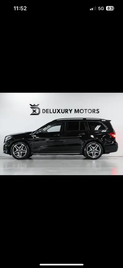 Mercedes-Benz GLS 350 d 4Matic — SUV 7 places diesel, 75'000 km seulement — Seitenansicht
