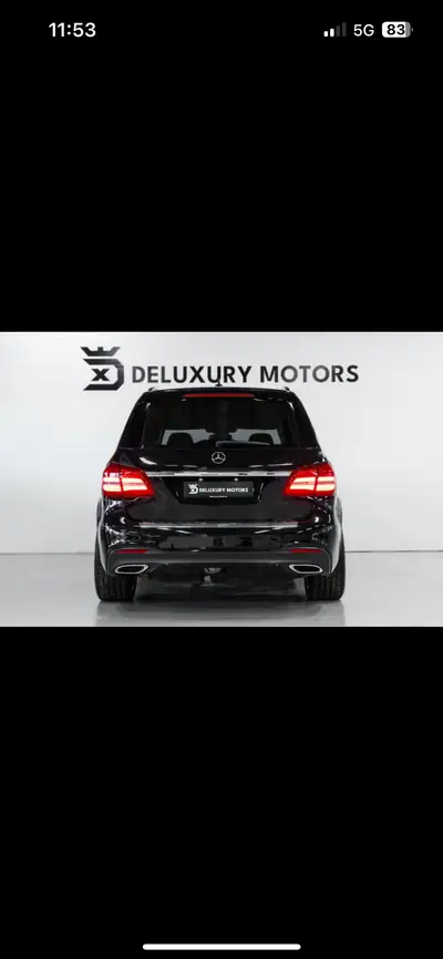 Mercedes-Benz GLS 350 d 4Matic — SUV 7 places diesel, 75'000 km seulement — Heckansicht