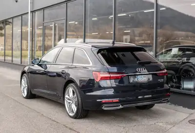 Audi A6 Avant 50 TDI Sport quattro — Break diesel hybride rechargeable, 65'200 km seulement — rear view