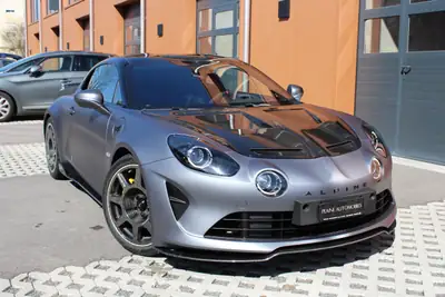 Alpine A110 R — Légendaire sportive française, 300 ch purs, version limitée Gris Tonnerre — intérieur