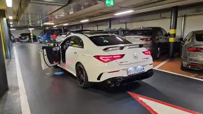 Mercedes-Benz CLA 45 S AMG 4Matic+ — Performance 422 ch, Toit panoramique ouvrant — interni