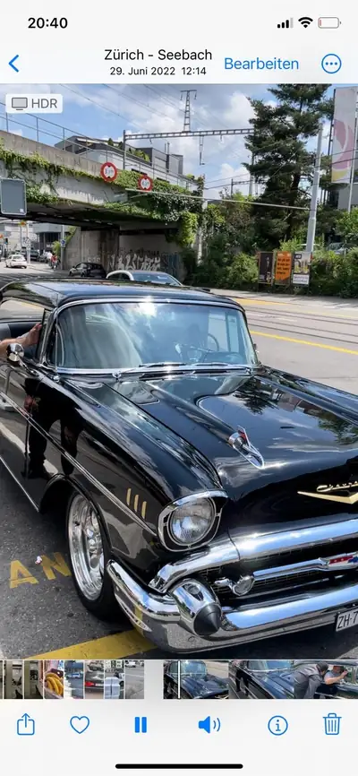 Chevrolet Belair Sport Coupe 1957 — Icône américaine authentique, 29'567 km — Außenansicht