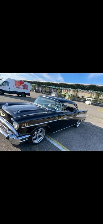 Chevrolet Belair Sport Coupe 1957 — Icône américaine authentique, 29'567 km — Seitenansicht