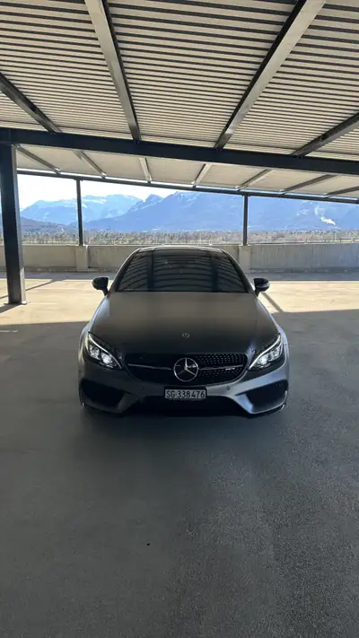 Mercedes-AMG C 43 Coupé — 367 ch, design sportif, entretien premium inclus — Seitenansicht