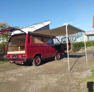 VW T3 Typ 2 Multivan Turbodiesel — Mythique van des années 80, moteur récent — interni