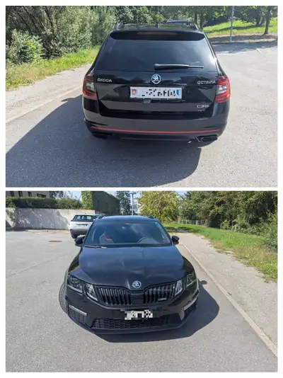 Skoda Octavia Combi 2.0 TSI RS DSG — Break sportif 245 ch, 127'000 km — Seitenansicht