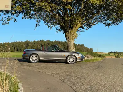 Mazda MX-5 1.8i — Roadster légendaire, 65 200 km, intérieur cuir brun — Miniatura 7