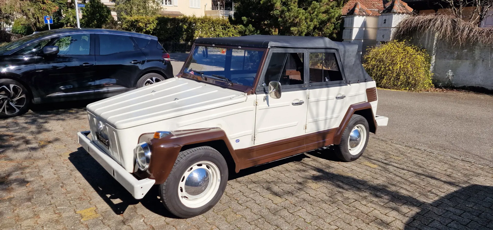 VW Typ 181 Kübelwagen 1972 — Légende tout-terrain, 70'000 km, sans sinistre — Außenansicht