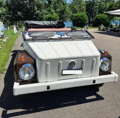 VW Typ 181 Kübelwagen 1972 — Légende tout-terrain, 70'000 km, sans sinistre — Heckansicht