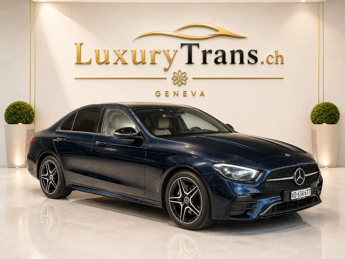 Mercedes-Benz E 220 d AMG Line — Berline premium diesel, 75'000 km seulement