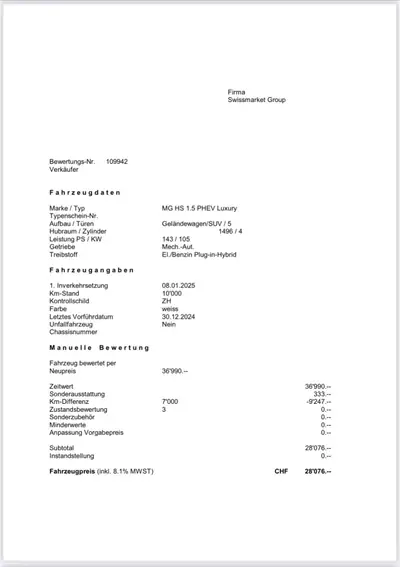 MG HS PHEV Luxury 2025 — SUV hybride rechargeable haute puissance, 14'990 km — Miniatur 10